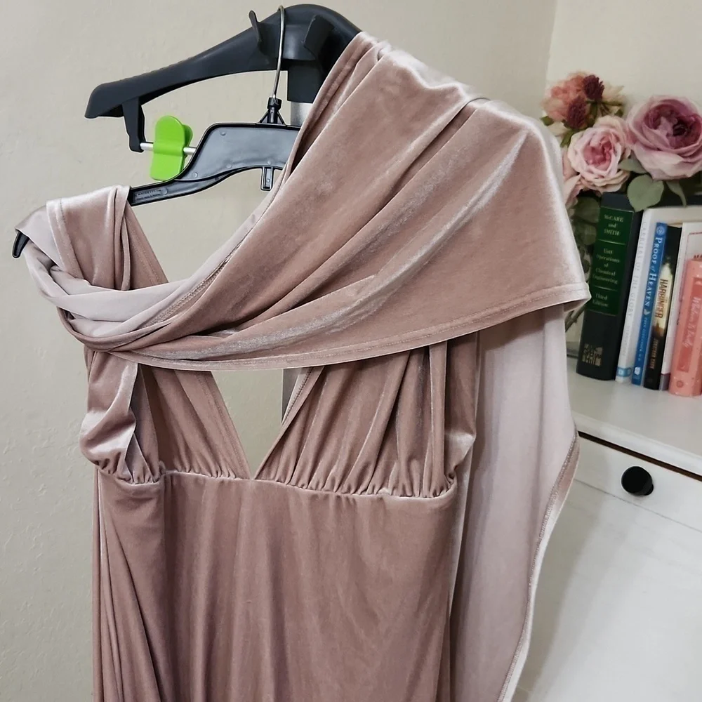 Revelry Convertible Dusty Rose Dress  Bridesmaid Wedding Formal Dress XL - Picture 11 of 11